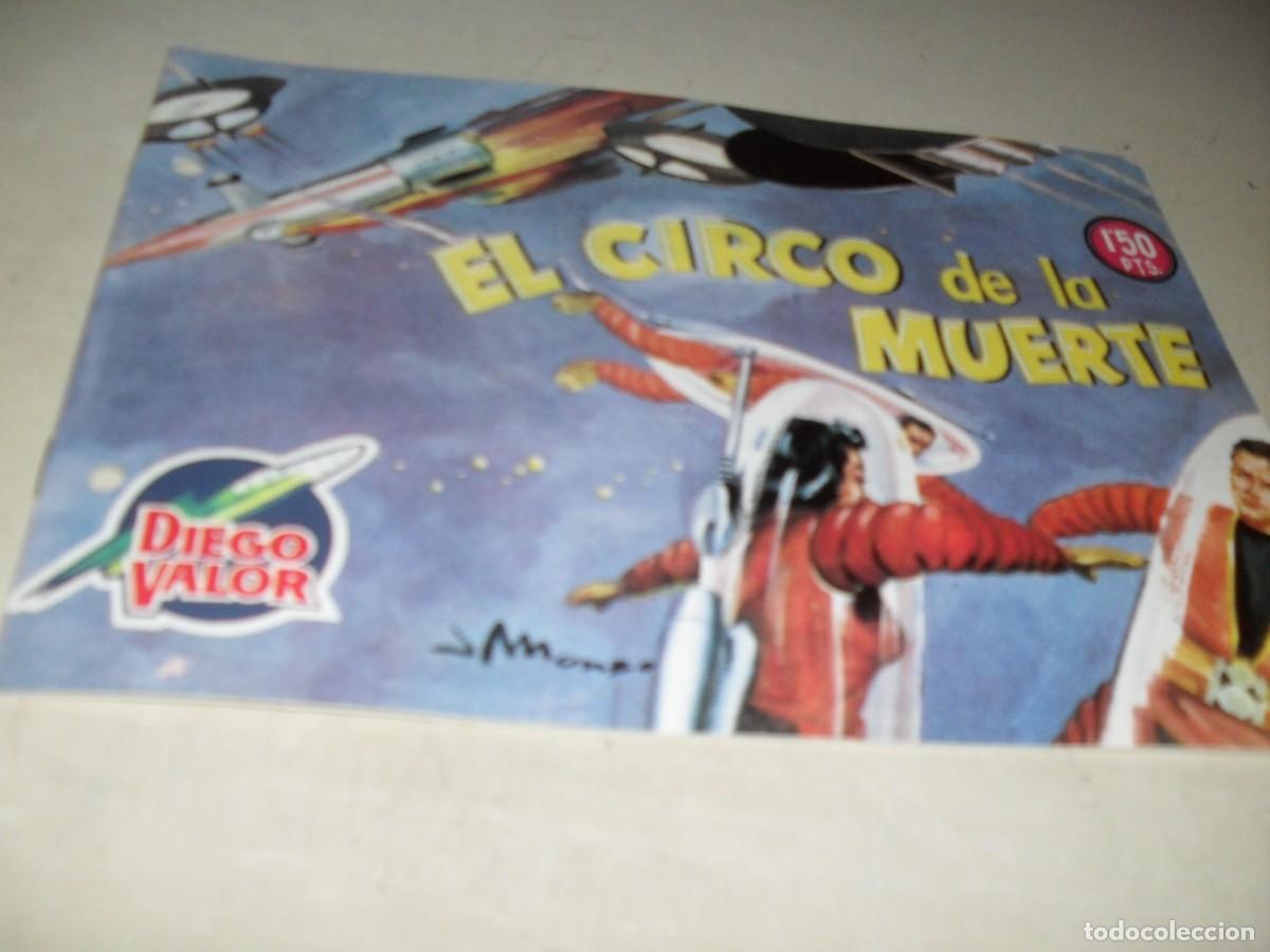Comics: (FACSIMIL),DIEGO VALOR,2&ordf;SERIE,N&ordm;6 EL CIRCO DE LA MUERTE,(DE 44).CID,1957