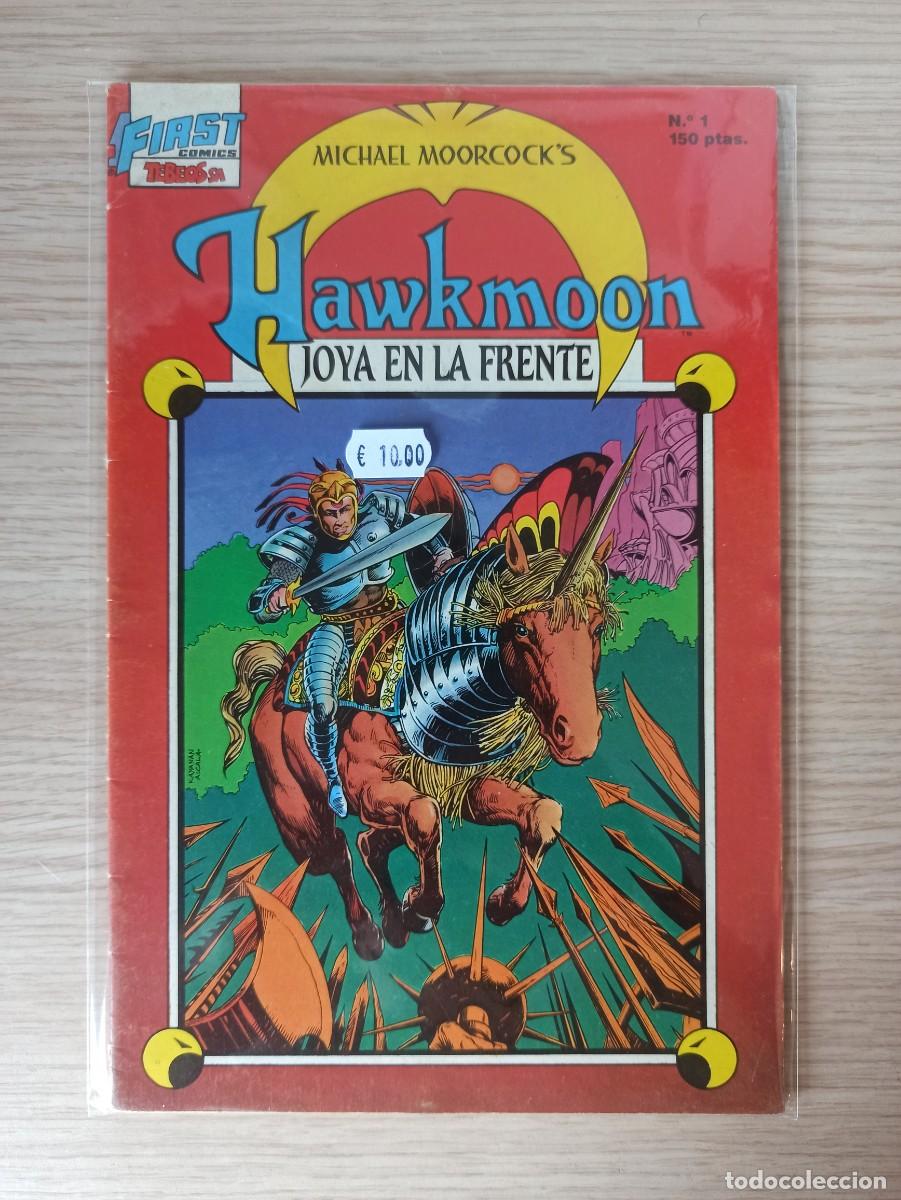 Tebeos: HAWKMOON - JOYA EN LA FRENTE (Ed. First Comics) N&ordm; 1 - Foto 1