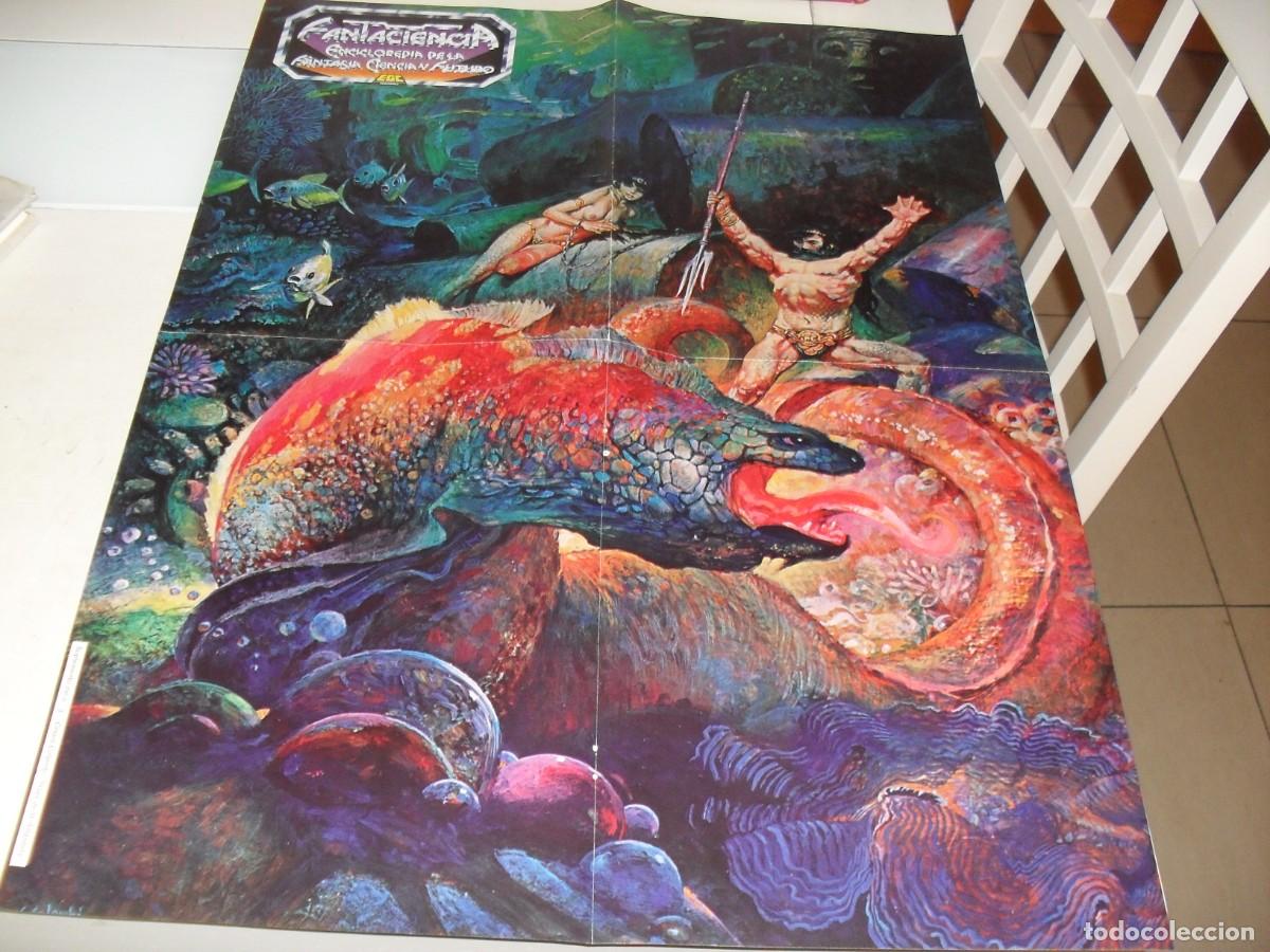 Comics: POSTER,A GRAN TAMA&Ntilde;O,HIJOS DE LA ATLANTIDA,DE CESARE COLOMBI.EGC EDITOR,1982