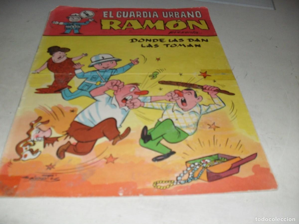 Comics: EL GUARDIA URBANO,N&ordm; UNICO,DIBUJA RAMON SABATES,EL DEL TBO.TEBEO PUBLICITARIO MUY DIFICIL