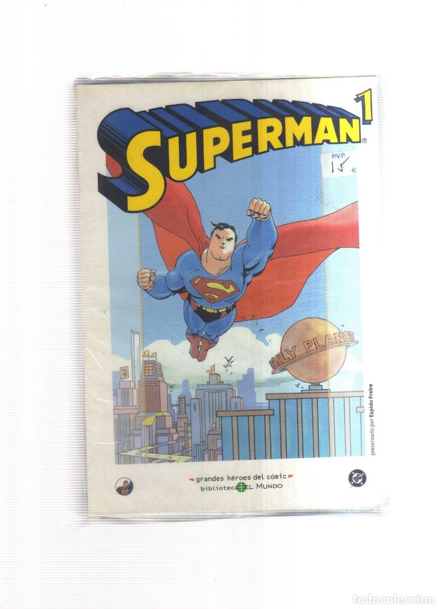 Tebeos: SUPERMAN COMPLETA 3 NUMEROS BIBLIOTECA EL MUNDO - Foto 1