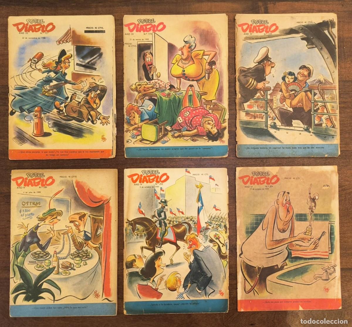 Comics: Tebeos Pobre Diablo - 1945 - 1952 - Editorial Zig-Zag + Env&iacute;o Gr&aacute;tis