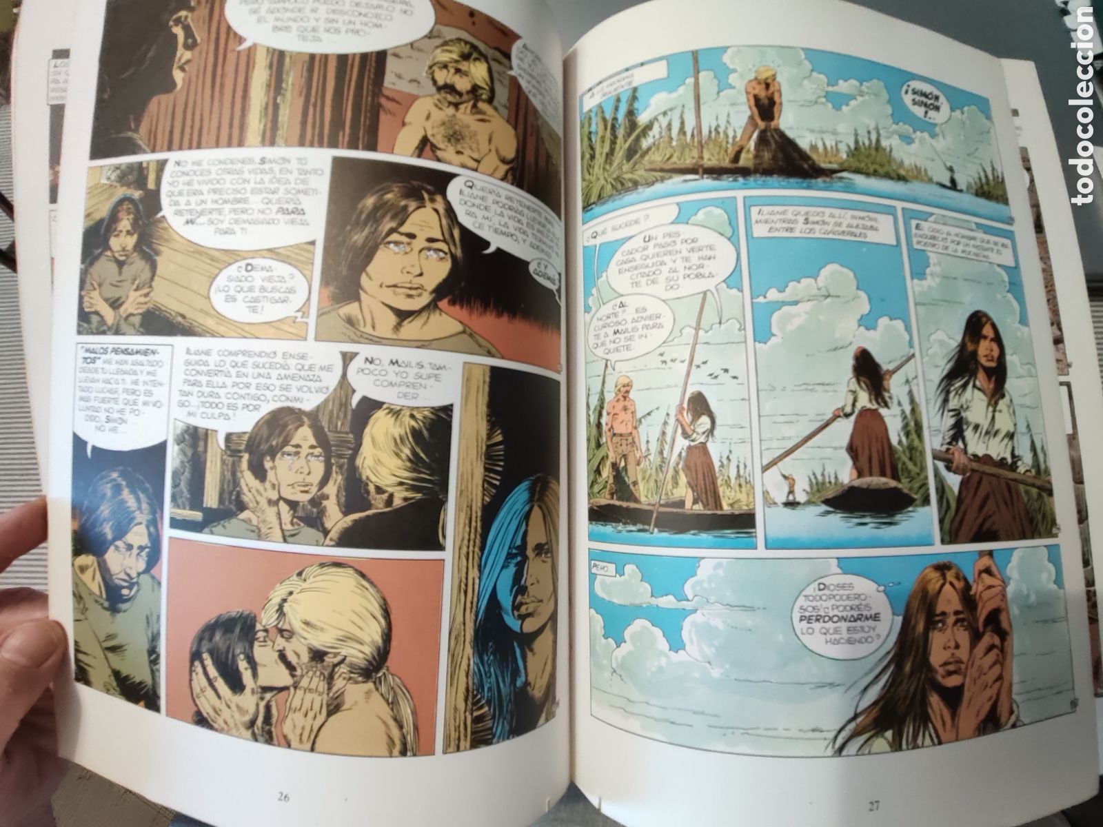 Tebeos: BALADA A MAILIS. SIMON, EL HOMBRE DE LOS R&Iacute;OS. C&oacute;mic. Claude Auclair. 1981. - Foto 5