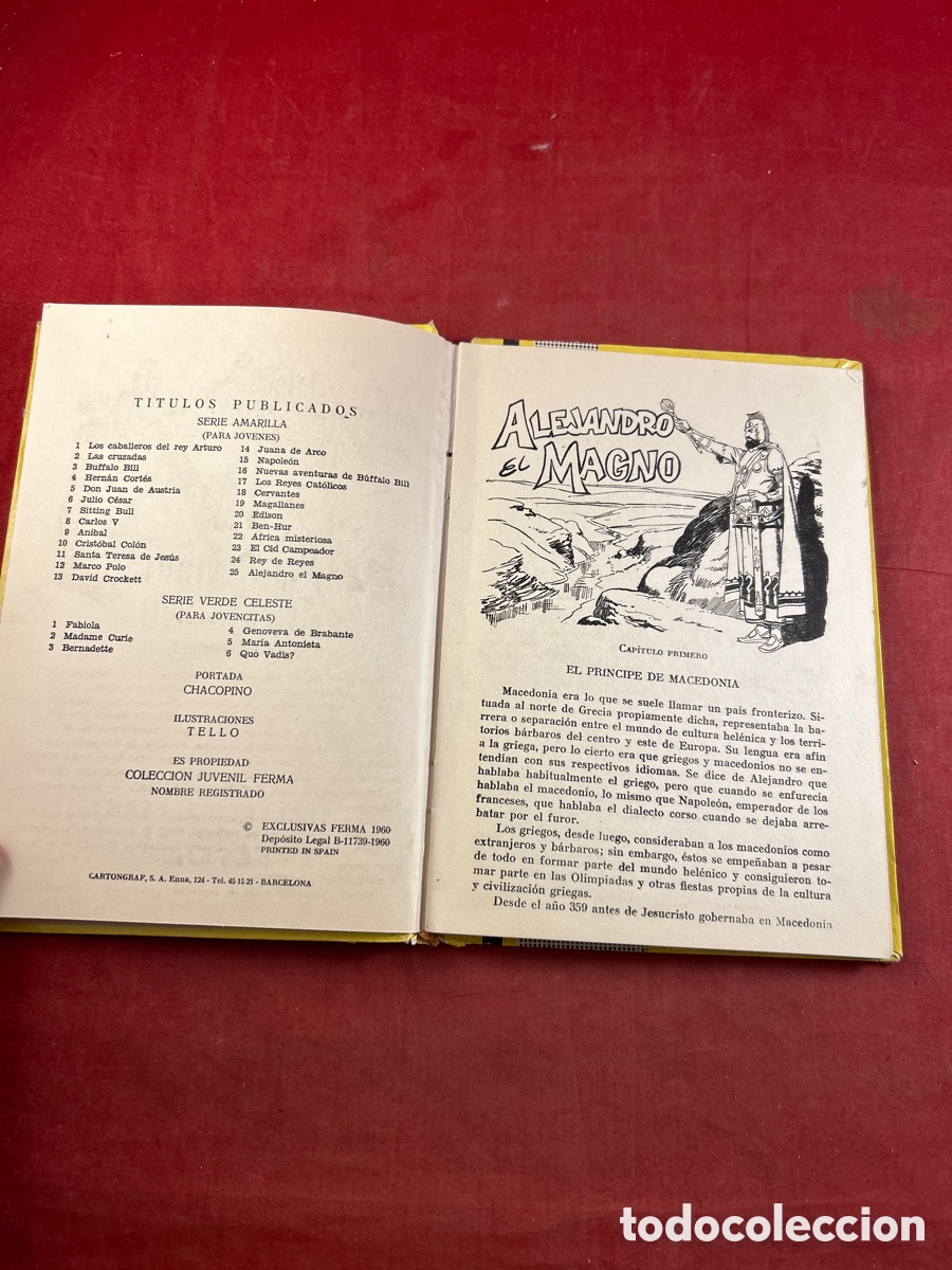 Tebeos: LIBRO ALEJANDRO EL MAGNO - Foto 2