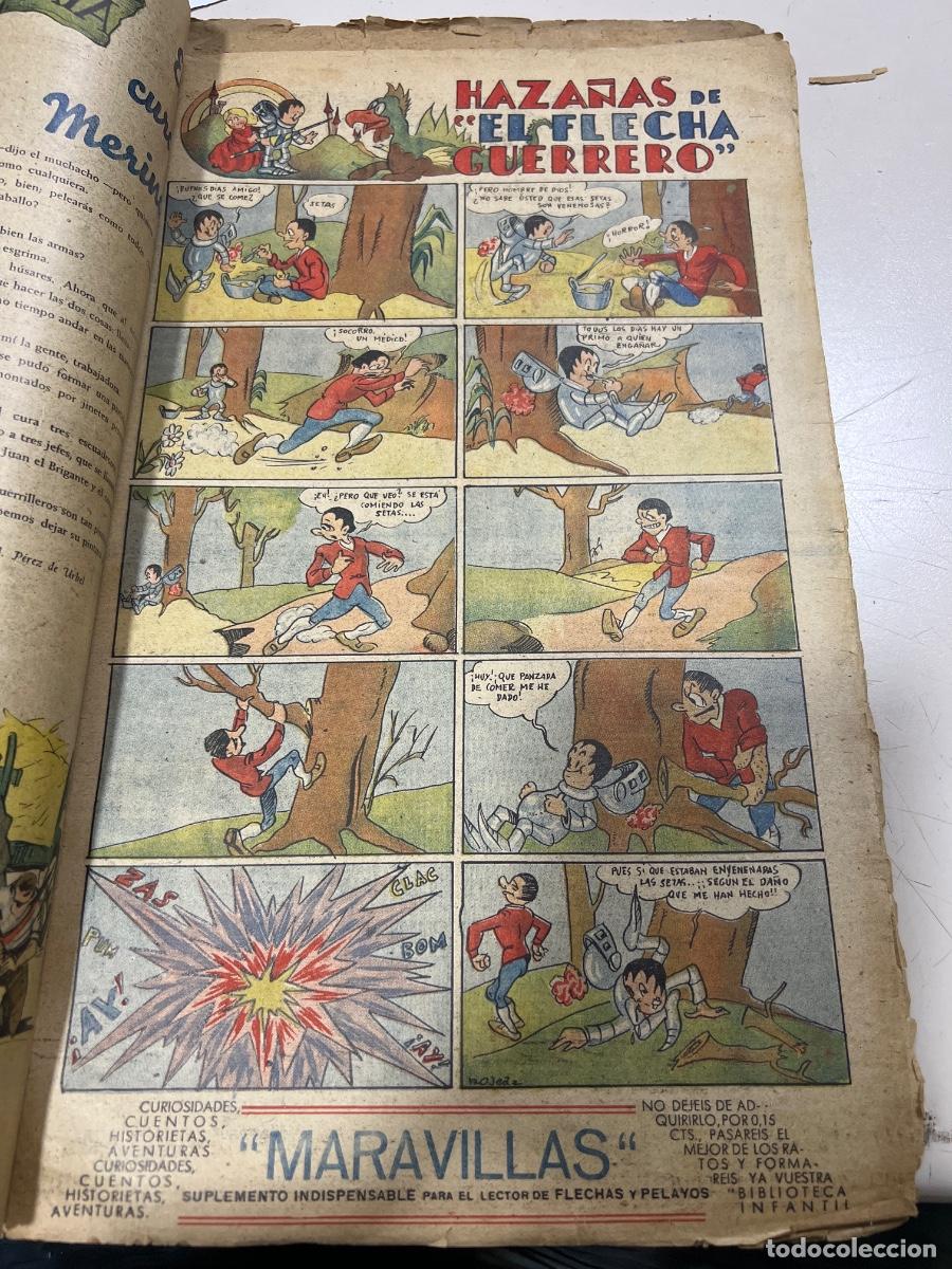 Tebeos: COMIC SEMANARIO NACIONAL FLECHAS Y PELAYOS. NUMERO 93. - Foto 2