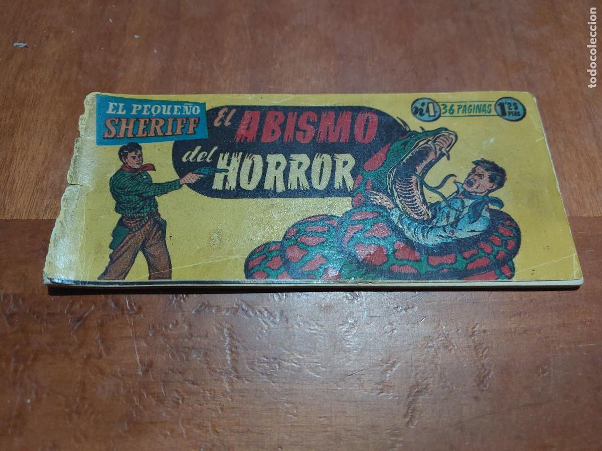 Tebeos: 4 EL ABISMO DEL HORROR. EL PEQUE&Ntilde;O SHERIFF. CON DEFECTOS - Foto 1