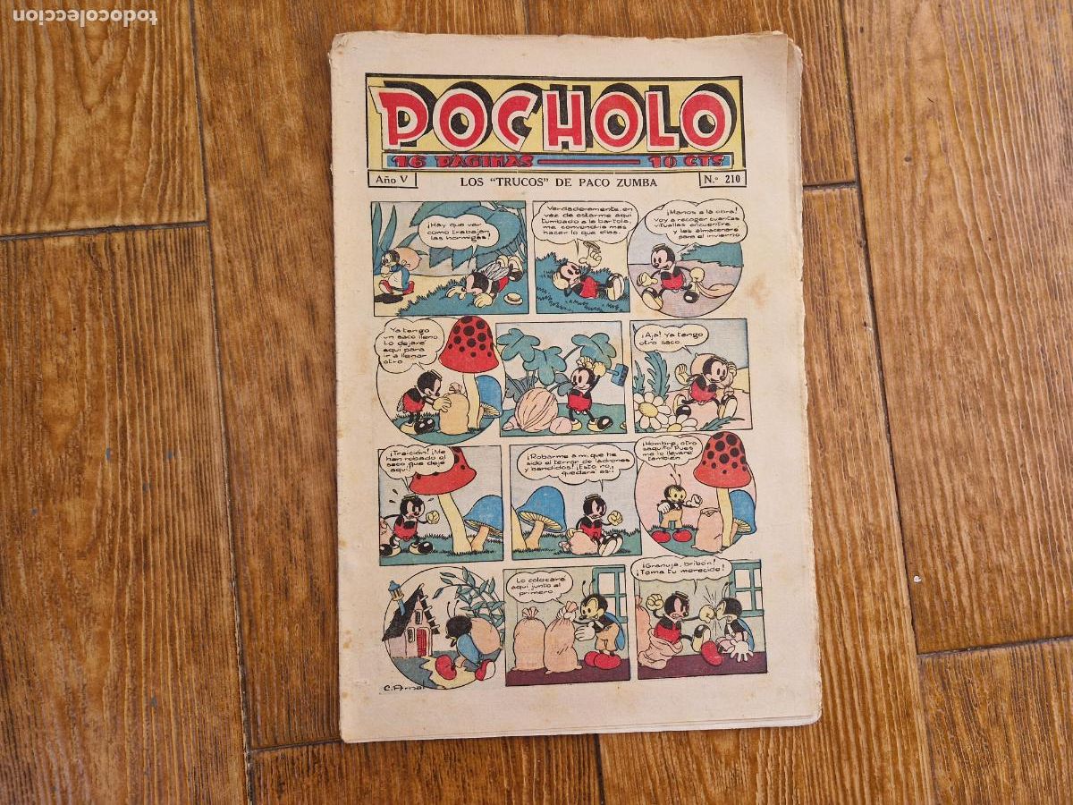 Tebeos: POCHOLO N&ordm; 210 ORIGINAL 1935 - Foto 1