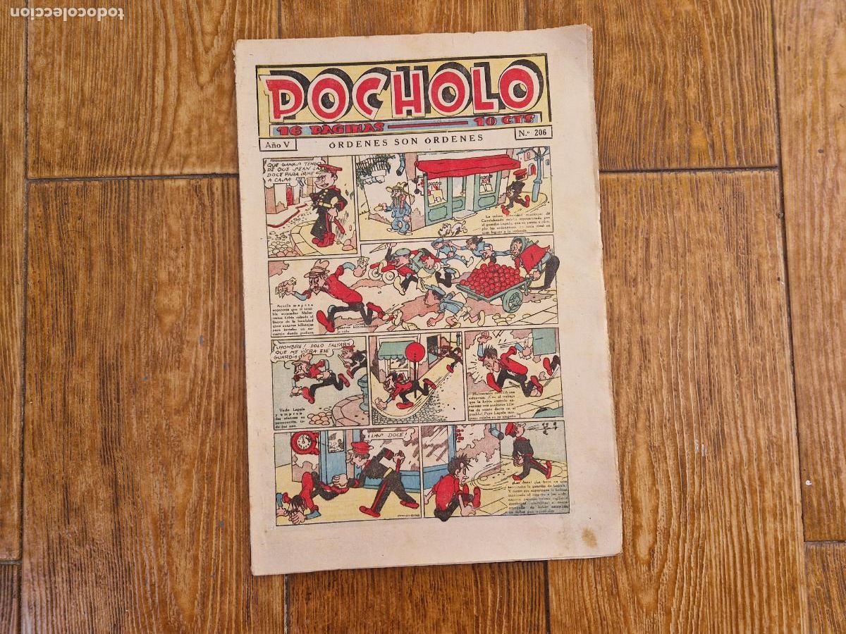 Tebeos: POCHOLO N&ordm; 206 ORIGINAL 1935 - Foto 1