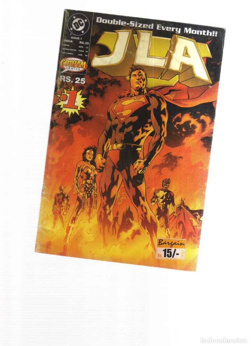 Tebeos: JLA DOUBLE-SIZED EVERY MONTH COTHAM - Foto 1