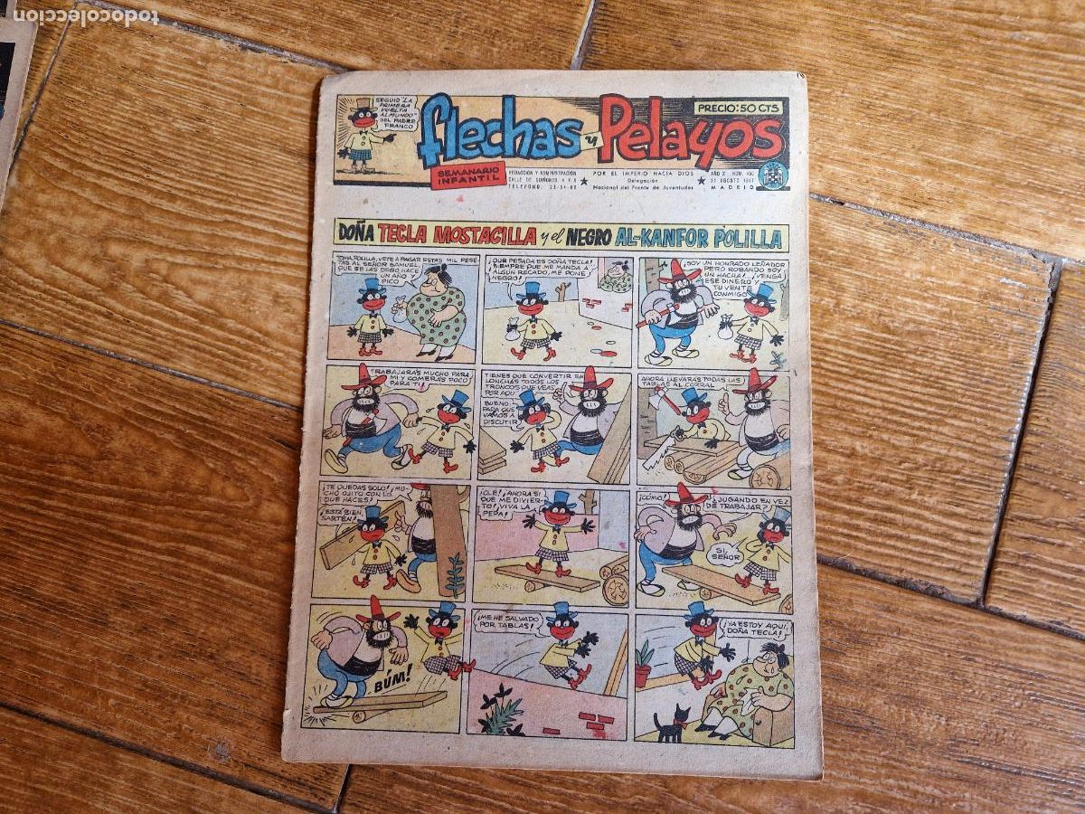 Tebeos: FLECHAS Y PELAYOS N&ordm; 450 FET Y DE LAS JONS - Foto 1