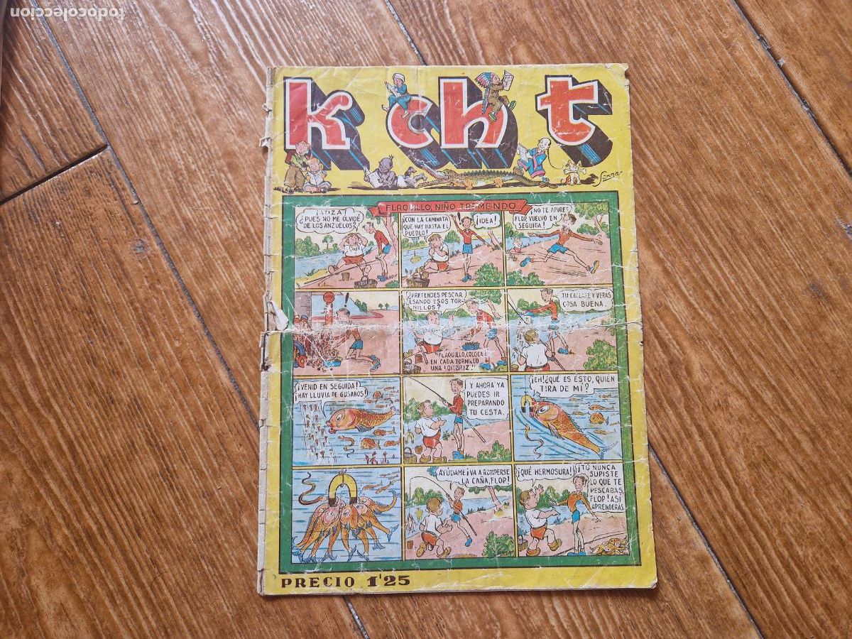 Tebeos: K CH T - N&ordm; 5 FLAQUILLO NI&Ntilde;O TREMENDO EDICIONES SATURNO 1947