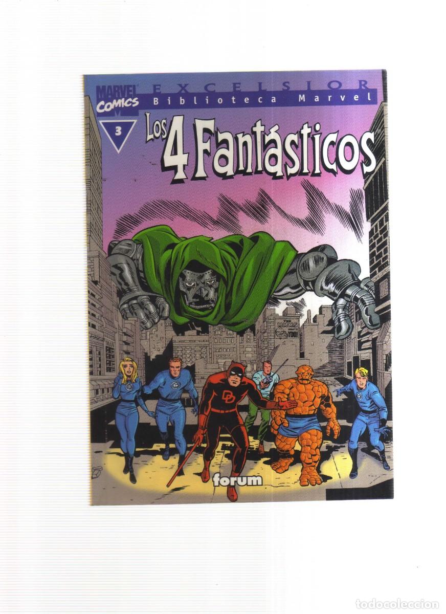 Tebeos: LOS 4 FANTASTICOS BIBLIOTECA MARVEL N,3 - Foto 1