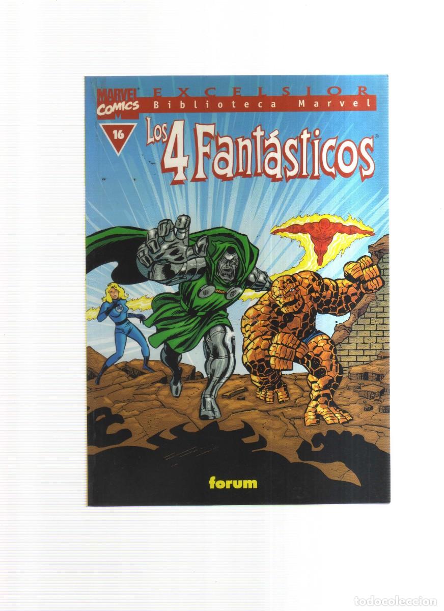 Tebeos: LOS 4 FANTASTICOS BIBLIOTECA MARVEL N,16 - Foto 1