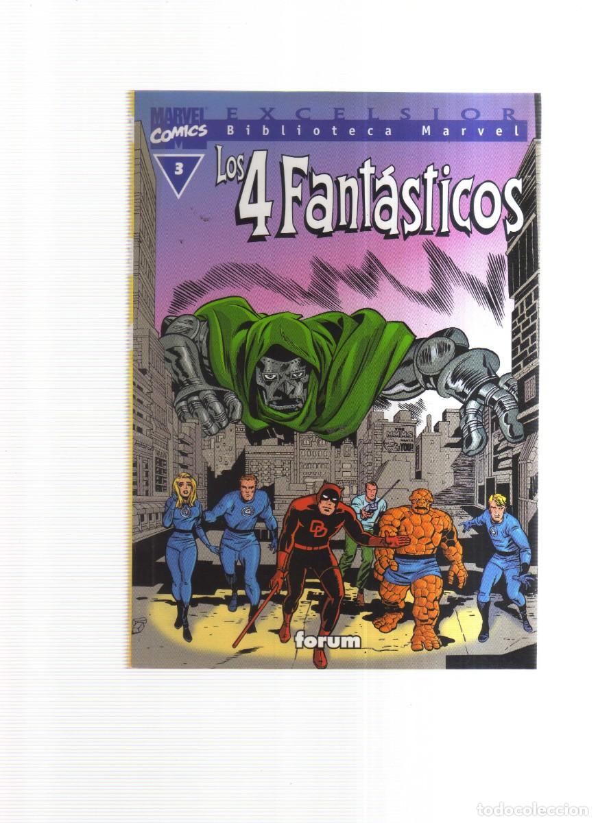 Tebeos: LOS 4 FANTASTICOS BIBLIOTECA MARVEL N,3 - Foto 1