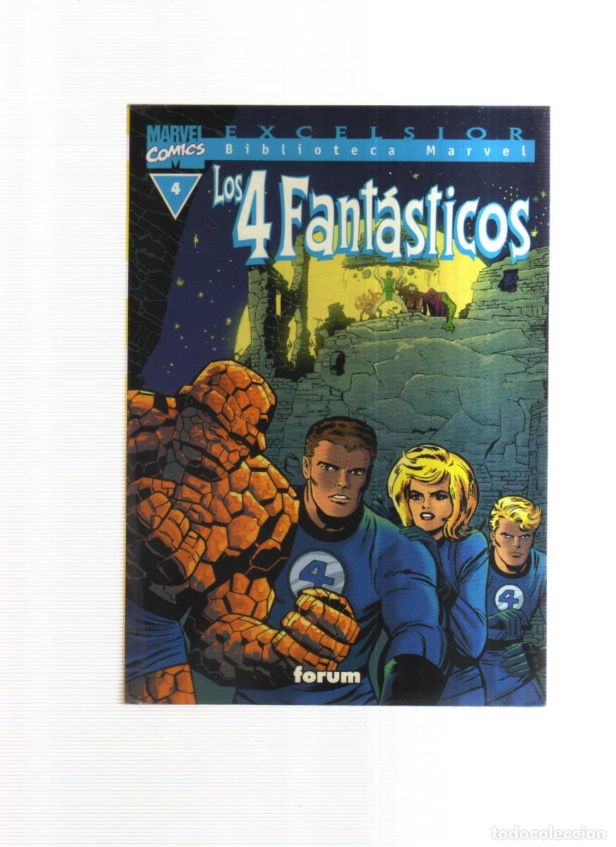 Tebeos: LOS 4 FANTASTICOS BIBLIOTECA MARVEL N,4 - Foto 1