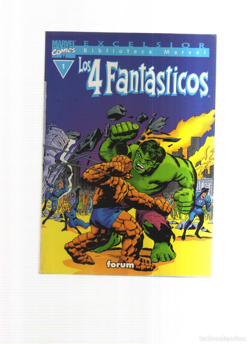 Tebeos: LOS 4 FANTASTICOS BIBLIOTECA MARVEL N,1 - Foto 1