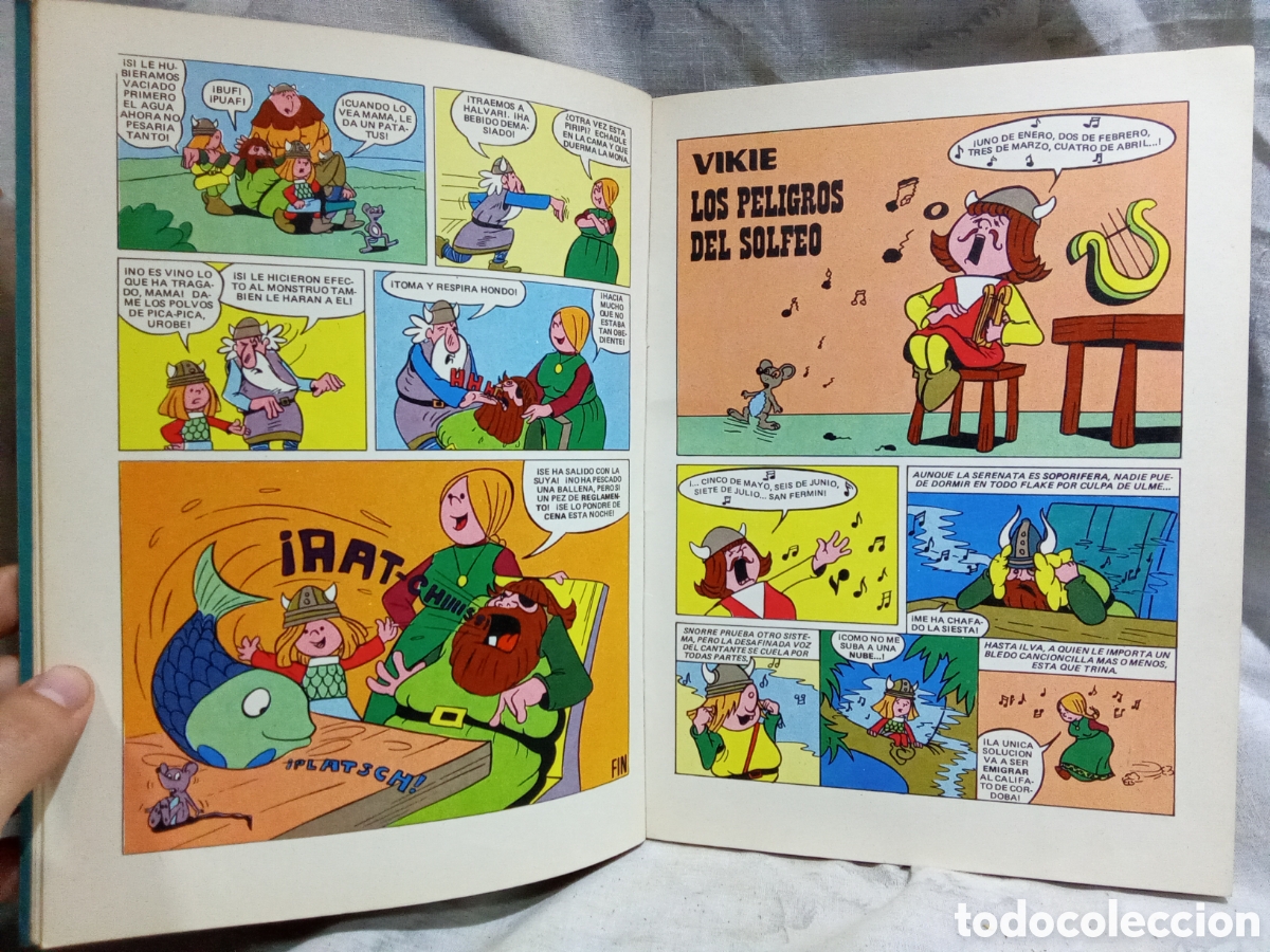 Tebeos: C&Oacute;MIC VIKIE N&deg; 4, A LA PESCA DE LA BALLENA, EDICIONES RECRETIVAS - Foto 4