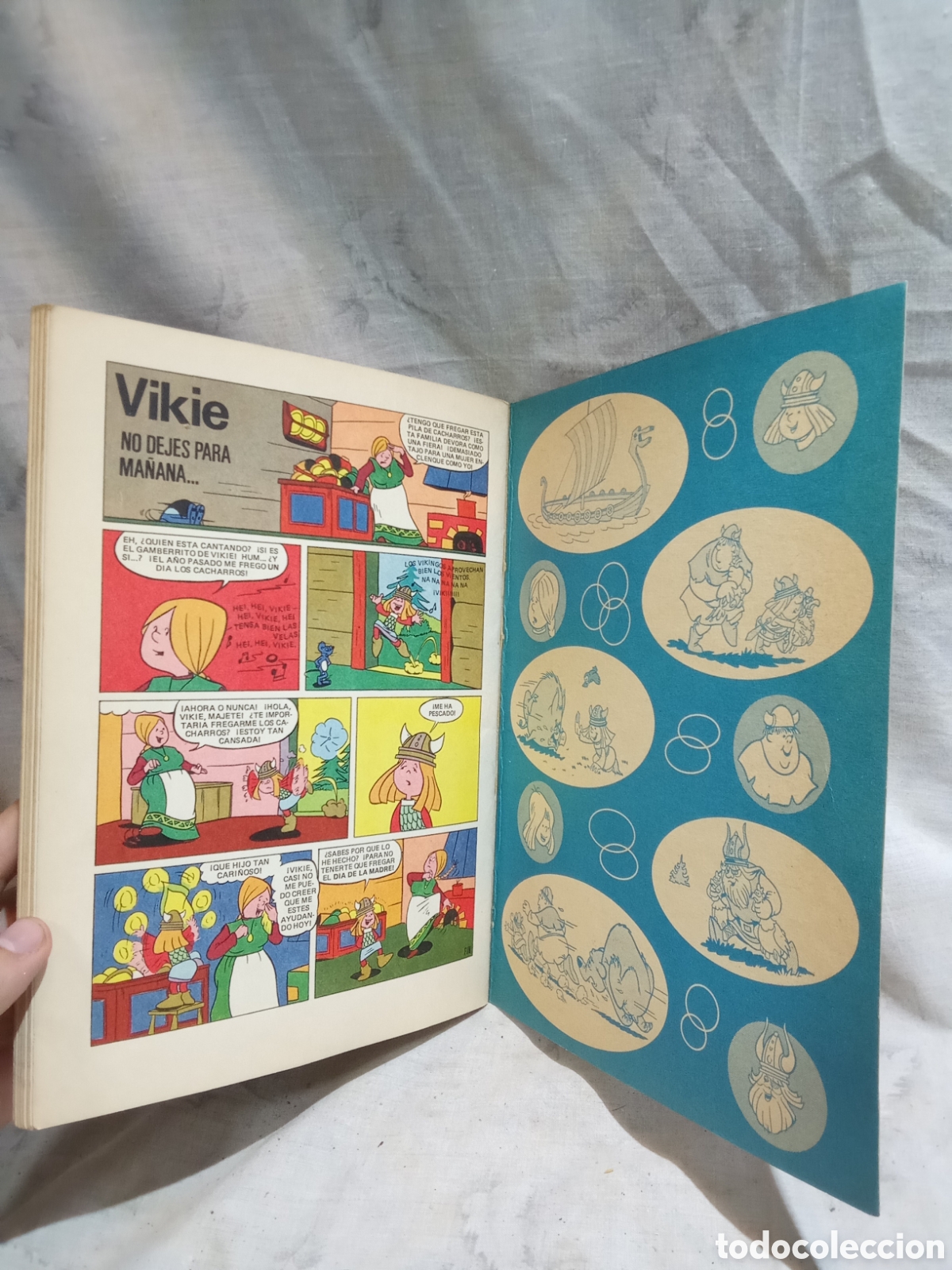 Tebeos: C&Oacute;MIC VIKIE N&deg; 4, A LA PESCA DE LA BALLENA, EDICIONES RECRETIVAS - Foto 5