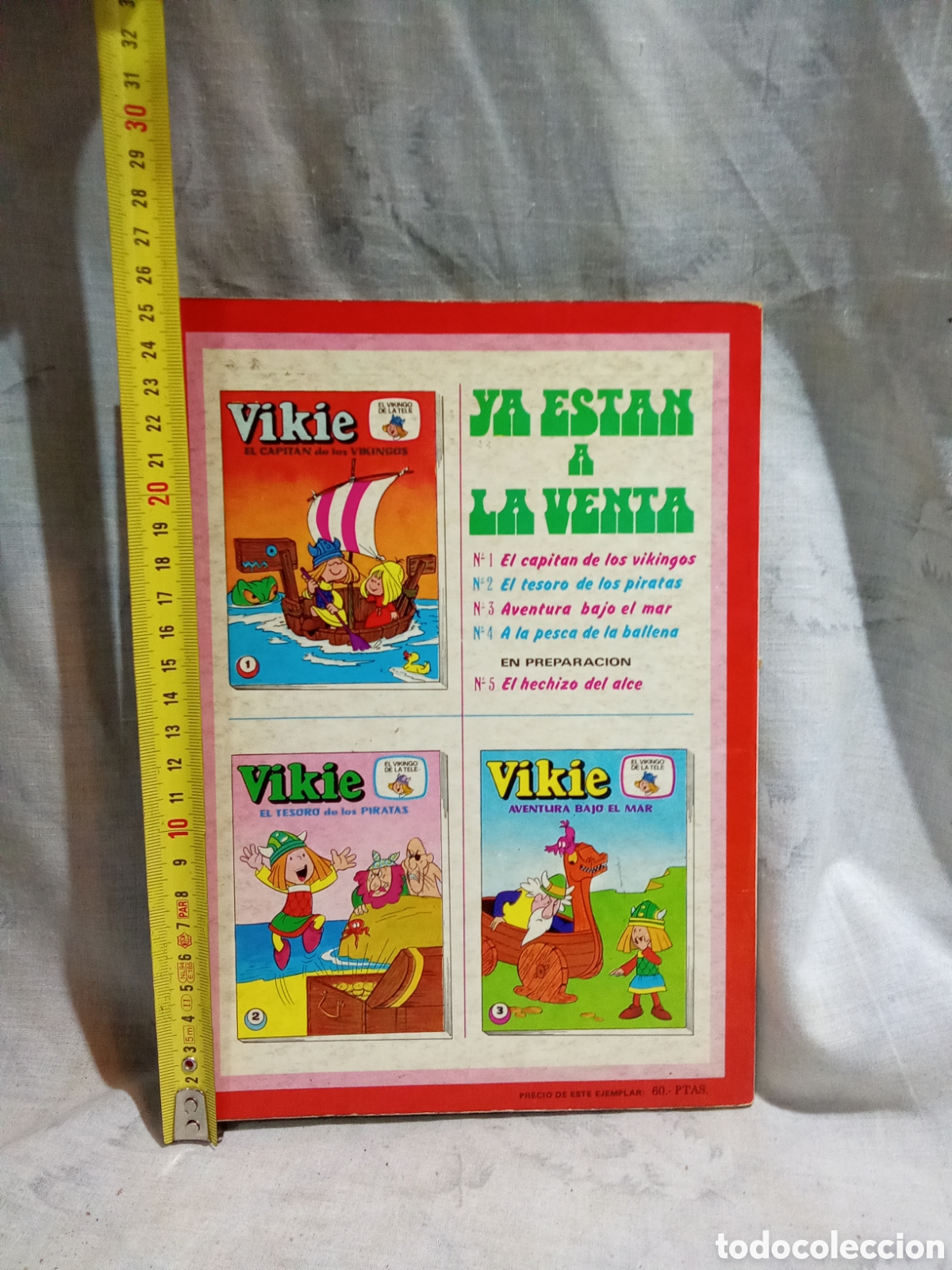 Tebeos: C&Oacute;MIC VIKIE N&deg; 4, A LA PESCA DE LA BALLENA, EDICIONES RECRETIVAS - Foto 6