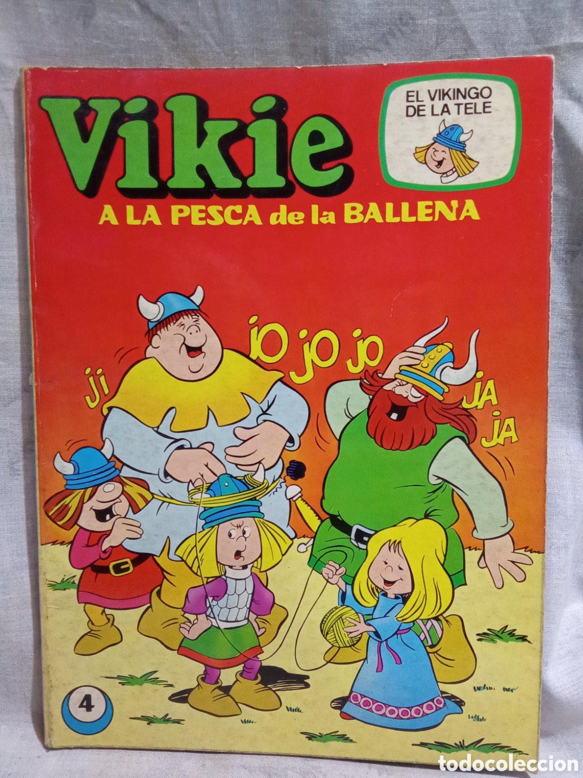 Tebeos: C&Oacute;MIC VIKIE N&deg; 4, A LA PESCA DE LA BALLENA, EDICIONES RECRETIVAS - Foto 1