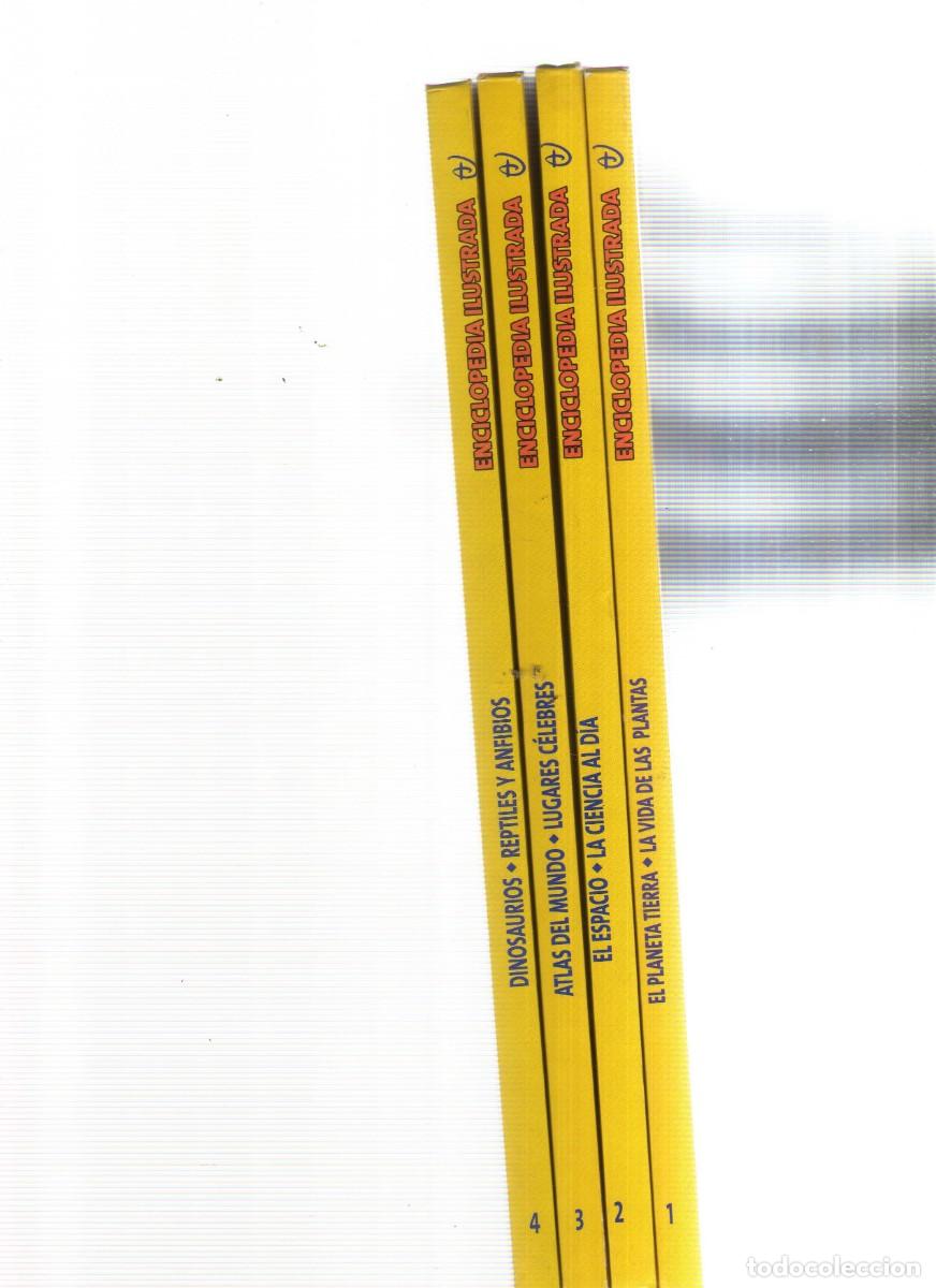 Tebeos: ENCICLOPEDIA ILUSTRADA DISNEY LOTE DE 4 TOMOS - Foto 2
