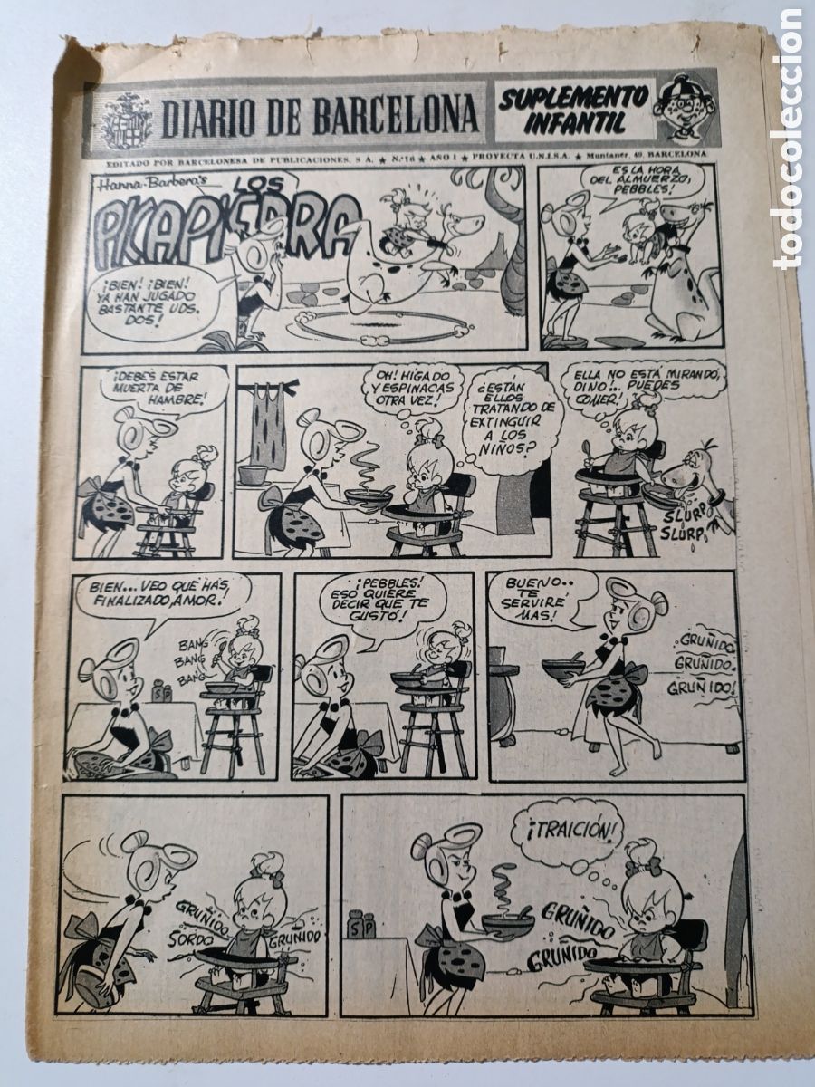 Tebeos: Suplemento infantil DIARIO DE Barcelona Num 16 - Foto 1