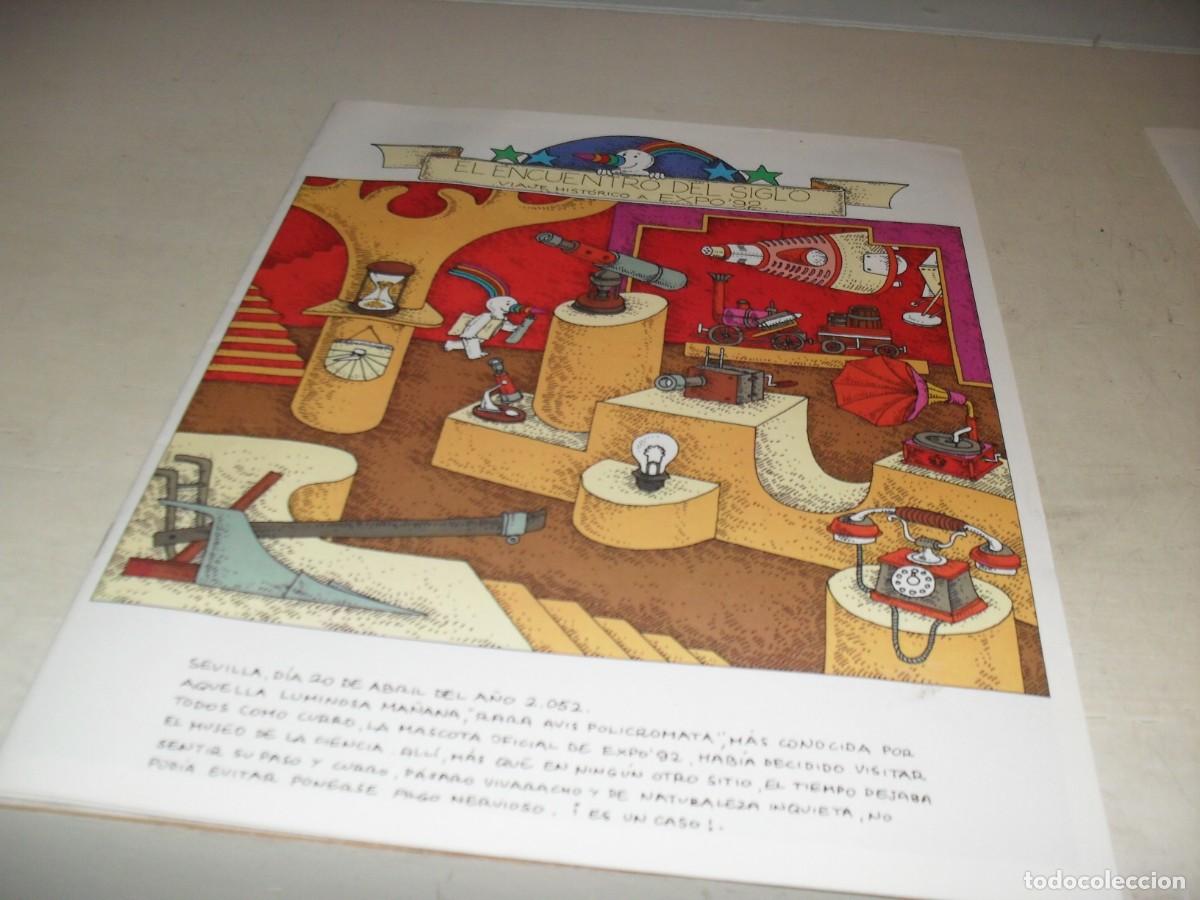Tebeos: COMIC,EN FORMA FOLLETO PUBLICITARIO,12 PAGINAS:EL ENCUENTRO DEL SIGLO:VIAJE HISTORICO EXPO 92