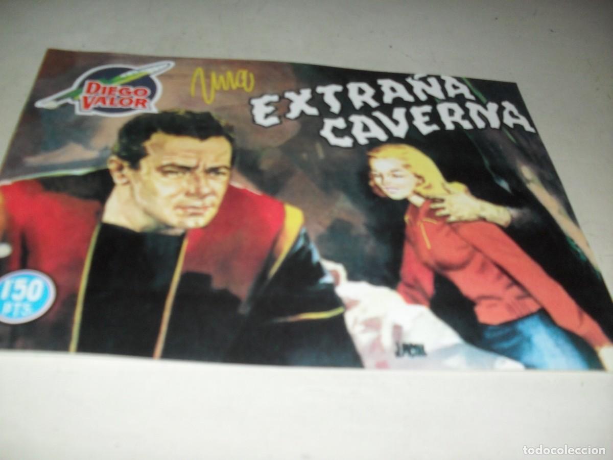 Tebeos: (FACSIMIL),DIEGO VALOR,2&ordf;SERIE,N&ordm; 25 UNA EXTRA&Ntilde;A CAVERNA,(DE 44).CID,1957