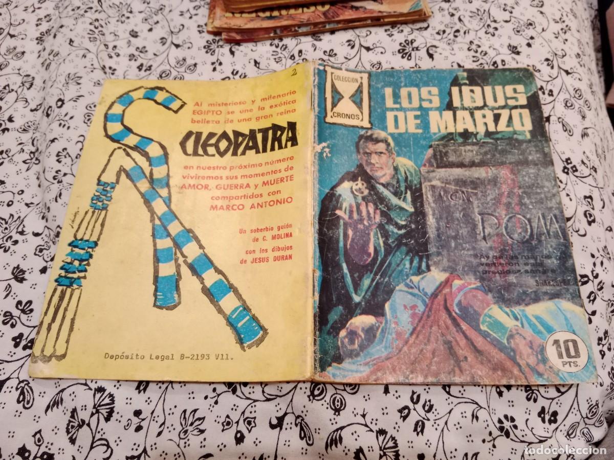 Tebeos: COLECCI&Oacute;N CRONOS N&ordm; 2 -LOS IDUS DE MARZO - EDICIONES GALAOR 1967 - Foto 1