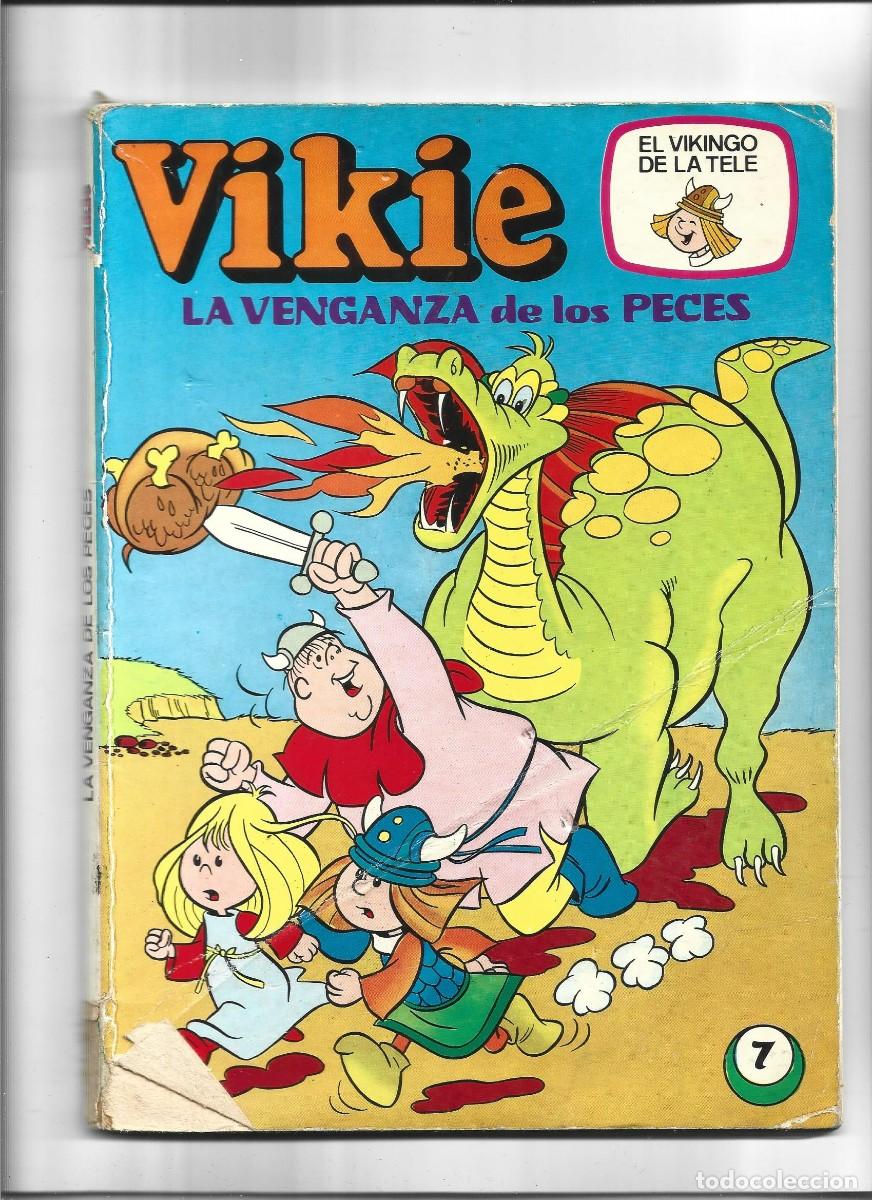 Tebeos: 1 COMIC ANTIGUO VIKIE LA VENGANZA DE LOS PECES A&Ntilde;O 1975 - Foto 1