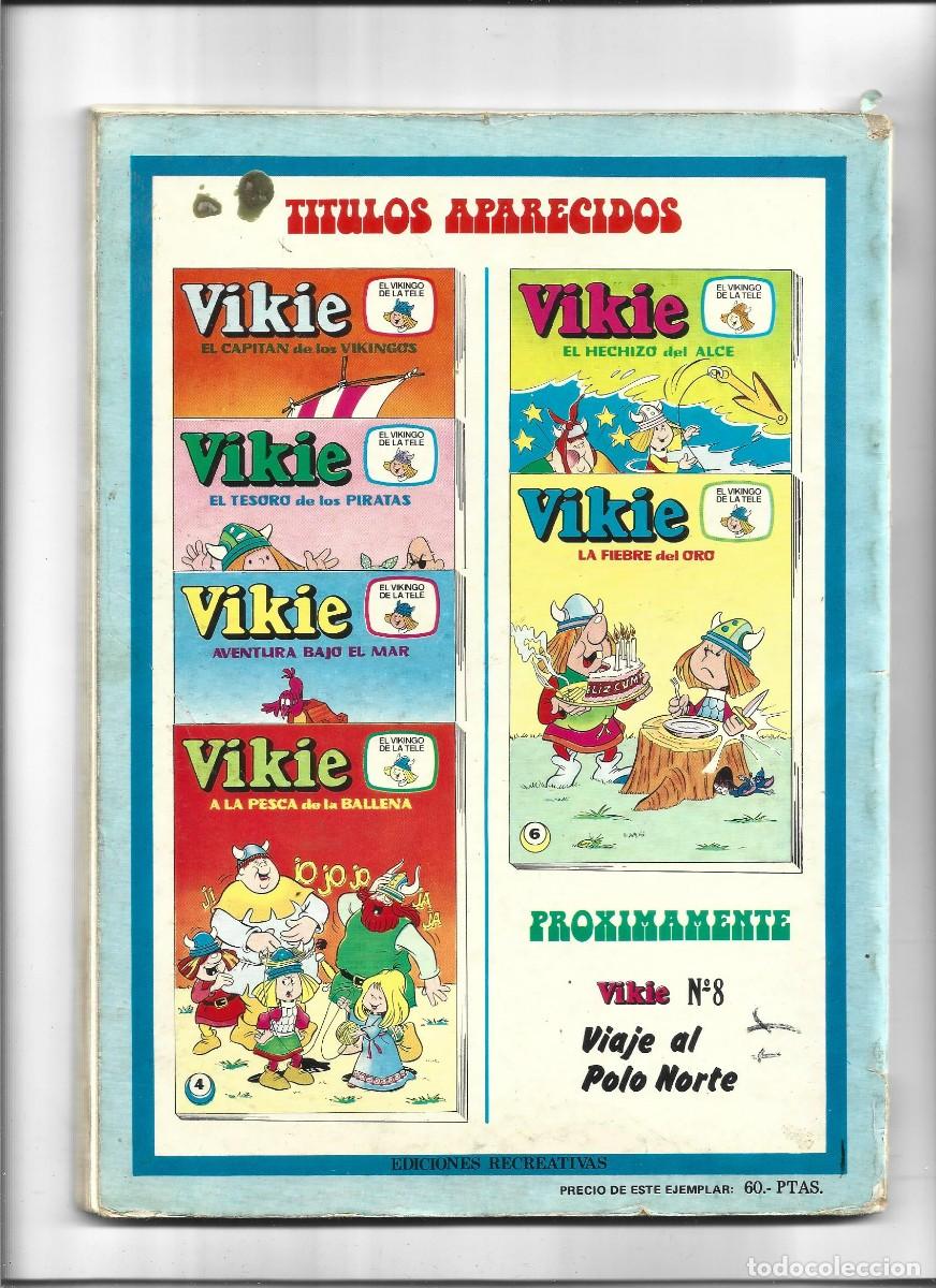 Tebeos: 1 COMIC ANTIGUO VIKIE LA VENGANZA DE LOS PECES A&Ntilde;O 1975 - Foto 2