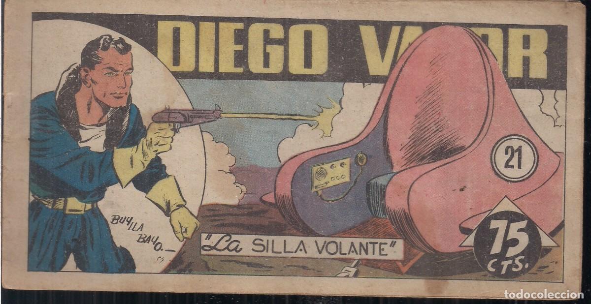 Tebeos: DIEGO VALOR N&ordm; 21: lA SILLA VOLANTE - Foto 1