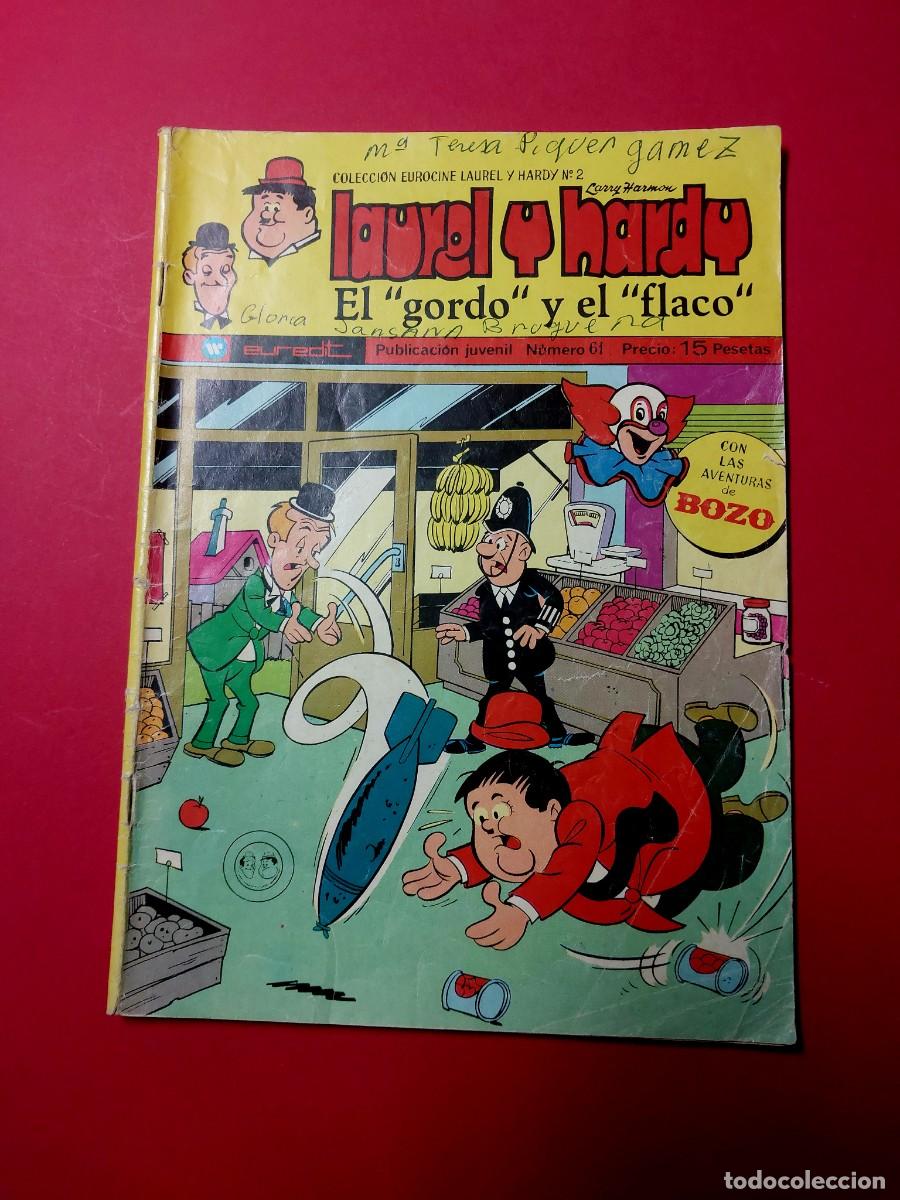 Tebeos: Laurel y Hardy N&ordm; 61 Euredit 1974 Ref C18 - Foto 1