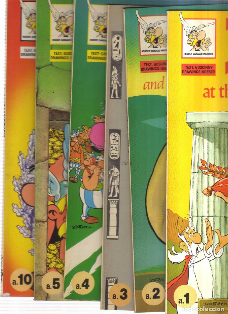 Tebeos: ASTERIX COMICS EN INGLES LOTE DE 7 EJEMPLARES TEXT GOSCINNY DRAWINGS UDERZO - Foto 2