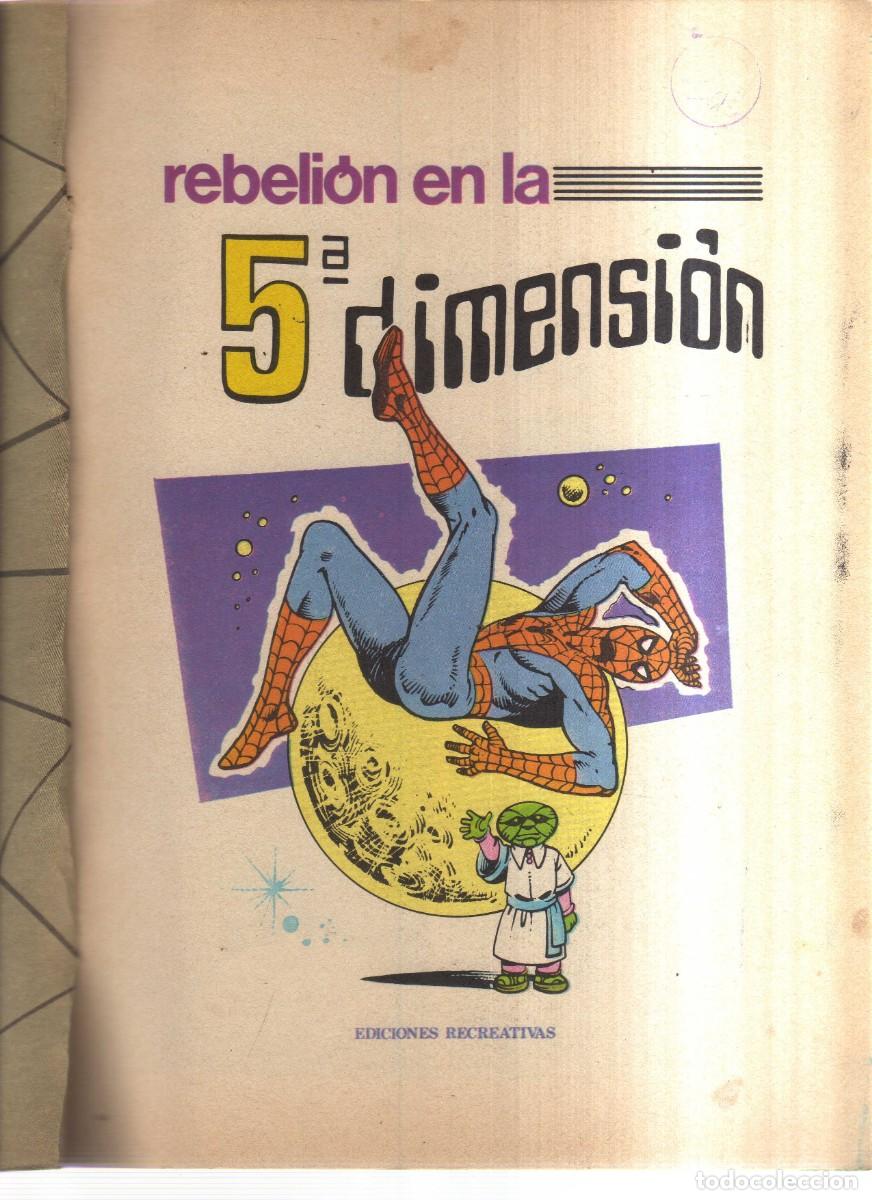 Tebeos: SPIDERMAN EL HOMBRE ARA&Ntilde;A REBELION EN LA 5a DIMENSION - Foto 3