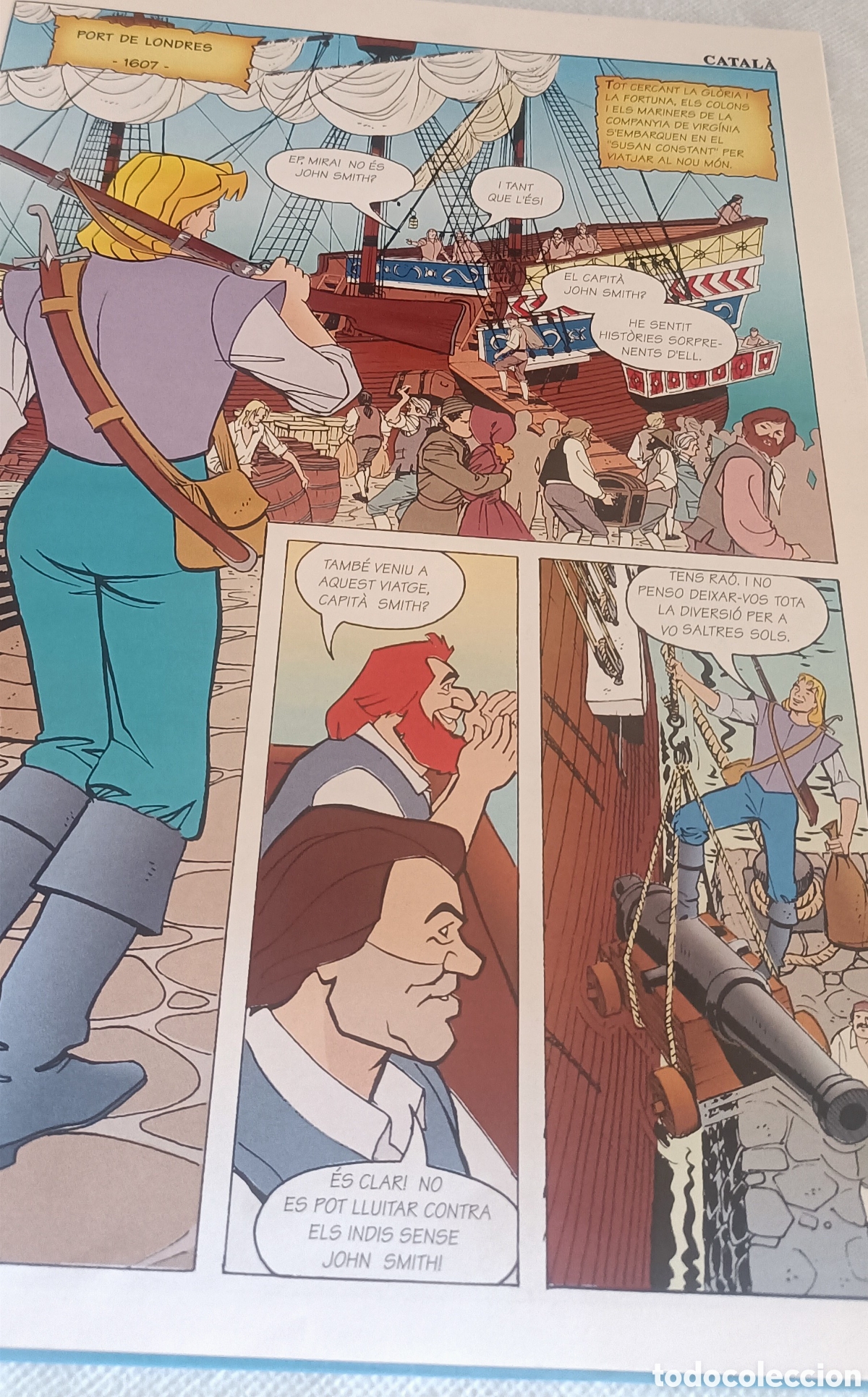 Tebeos: Pocahontas Libro-comic biling&uuml;e - Foto 2