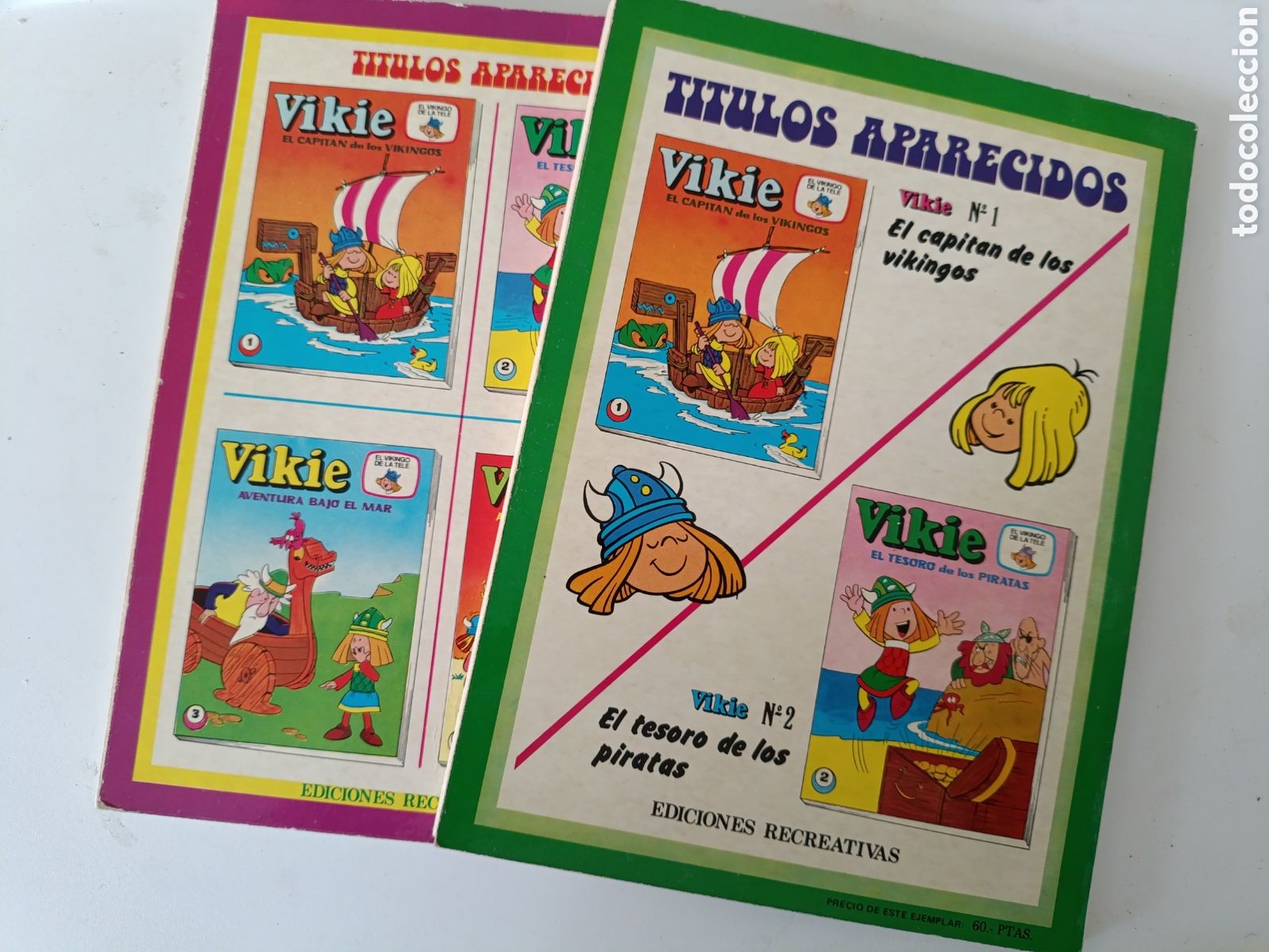 Tebeos: 2 tomos Vikie el Vikingo.a&ntilde;o 1975 NUM 3 Y 5 - Foto 2