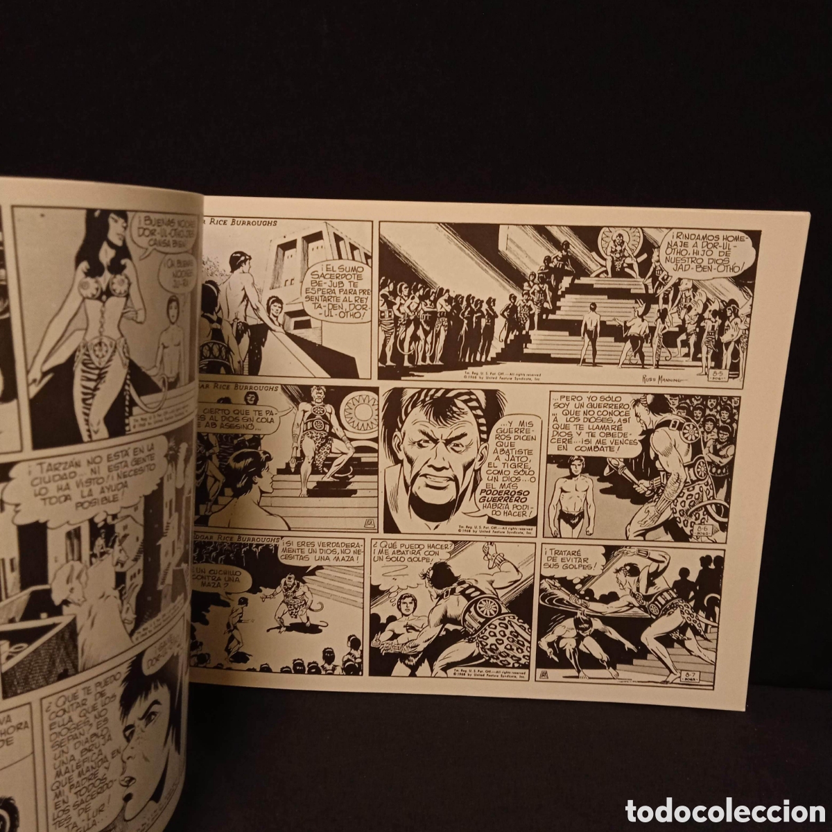 Tebeos: TARZAN DE RUSS MANNING - EDA B. O. (COMPLETA EN 10 N&ordm;S) - Foto 8