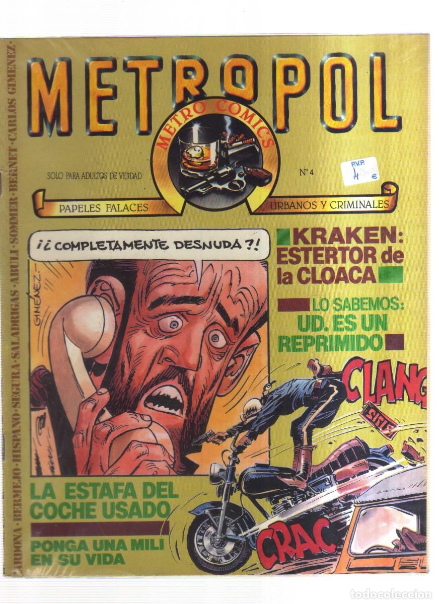 Tebeos: METROPOL COMICS PARA ADULTOS N,4 - Foto 1