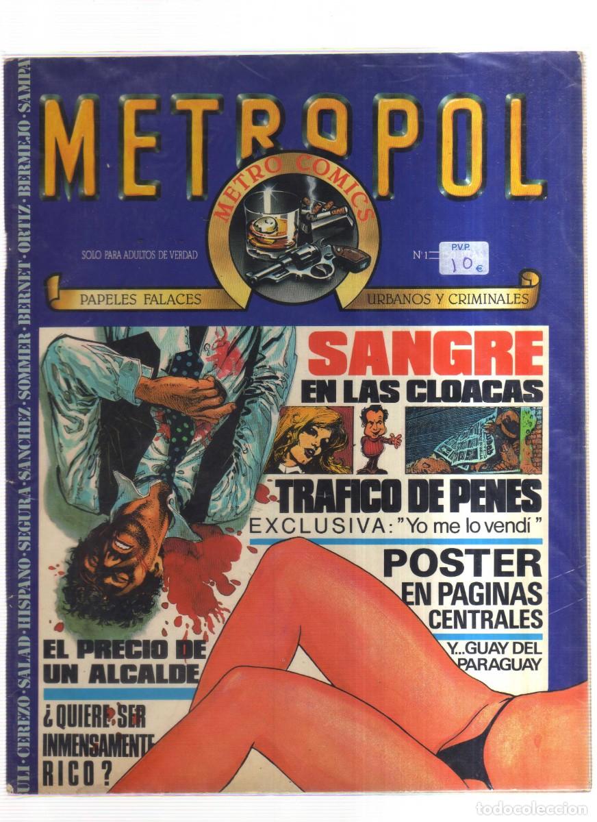Tebeos: METROPOL COMICS PARA ADULTOS N,1 - Foto 1