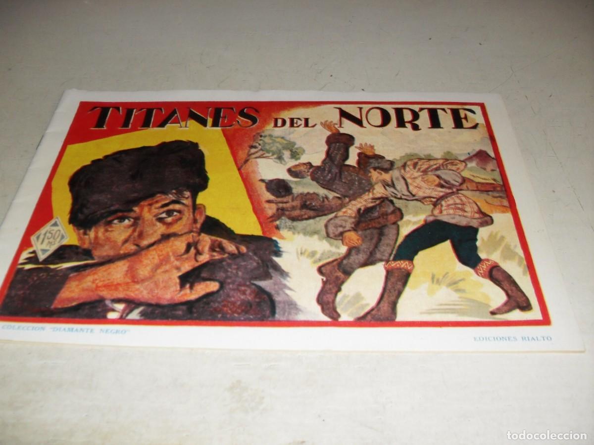 Tebeos: (FACSIMIL)DIAMANTE NEGRO N&ordm; 71 TITANES DEL NORTE,(DE 104)-EDICIONES RIALTO,1943