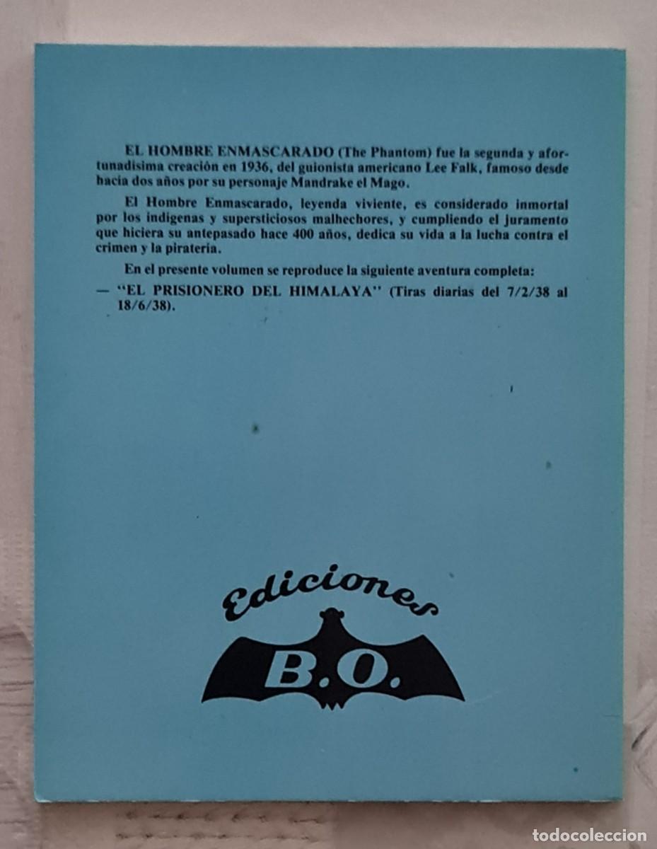 Tebeos: COMIC DE BOLSILLO. EL HOMBRE ENMASCARADO N&ordm; 2 de 2. Ediciones B.O. 1981. - Foto 2
