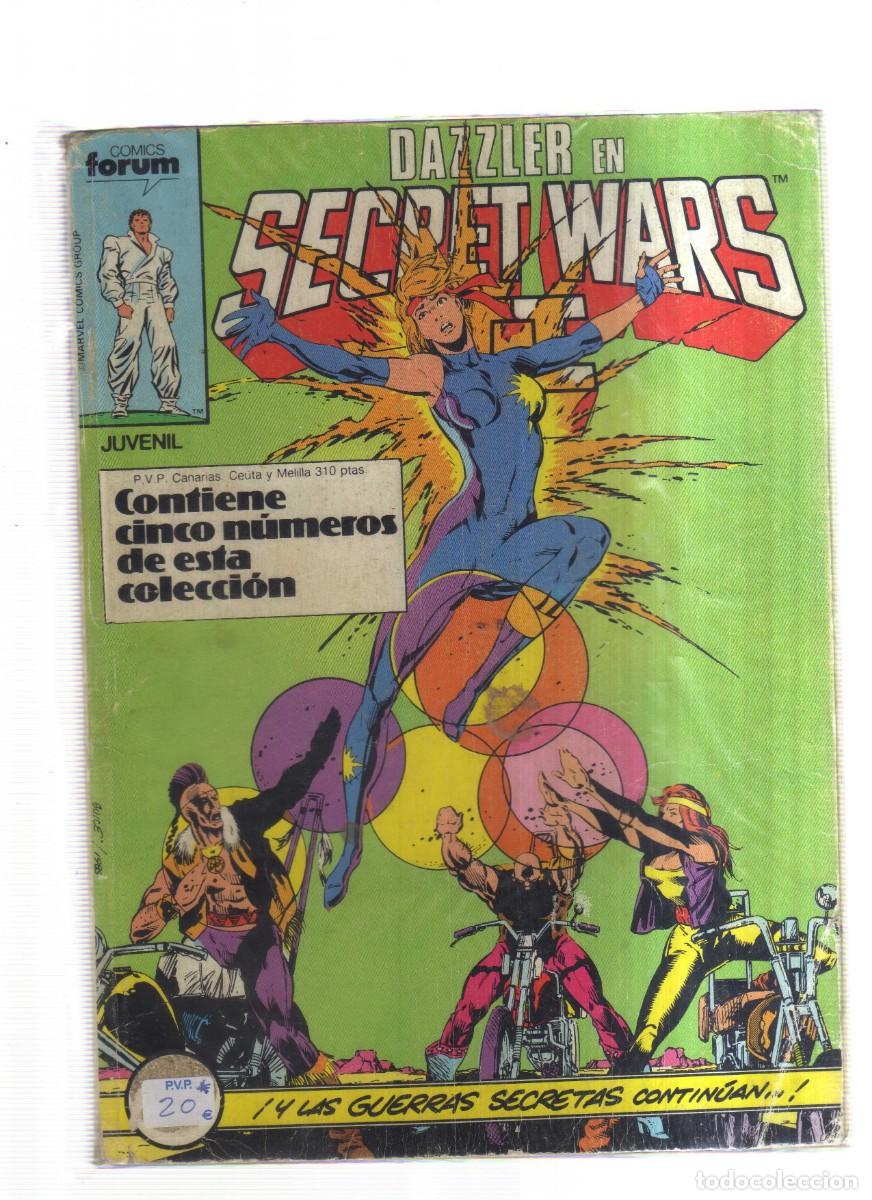 Tebeos: SECRET WARS FORUM DAZZLER Y LAS GUERRAS SECRTAS CONTINUAN - Foto 1