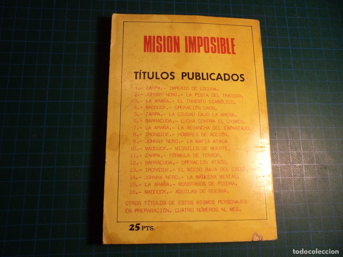 Tebeos: Mision imposible. N&ordm; 14. Johnny Nero. Euredit. - Foto 3