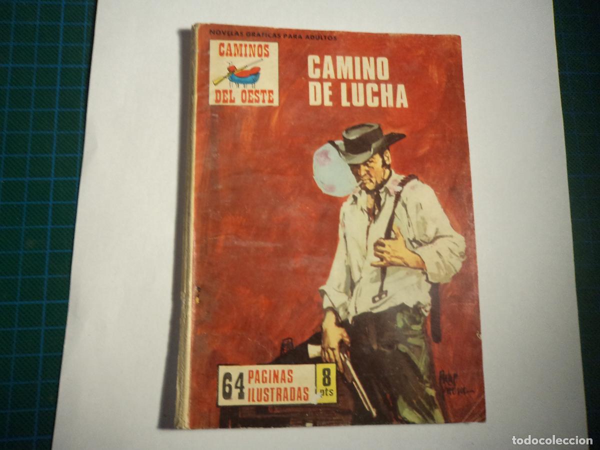 Tebeos: Caminos del Oeste. N&ordm; 77. Petronio. Con se&ntilde;ales de uso. - Foto 1