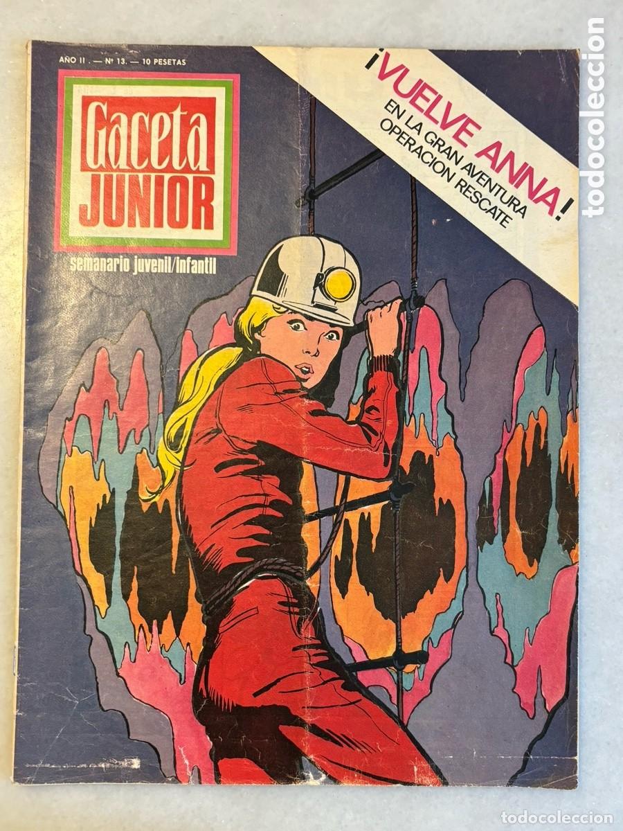Tebeos: gaceta junior n&ordm; 13. 1969. Vuelve Anna