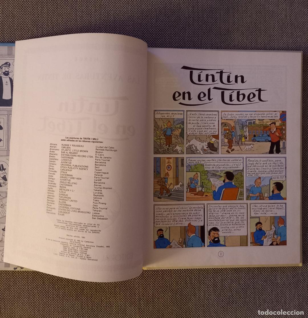 Tebeos: C&oacute;mic Tint&iacute;n en el Tibet 10&ordf; edici&oacute;n 1985 impecable - Foto 3