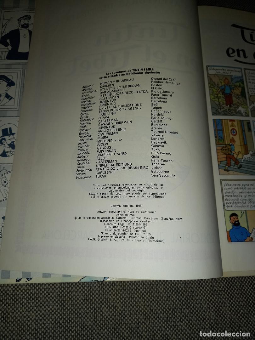 Tebeos: C&oacute;mic Tint&iacute;n en el Tibet 10&ordf; edici&oacute;n 1985 impecable - Foto 4