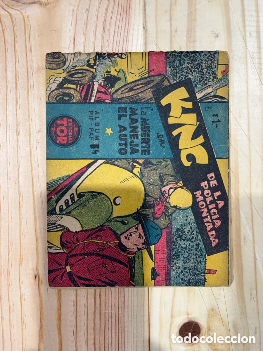 Tebeos: KING DE LA POLIC&Iacute;A MONTADA, N&Uacute;MERO 4, (EDITORIAL TOR), RARO!! - Foto 1