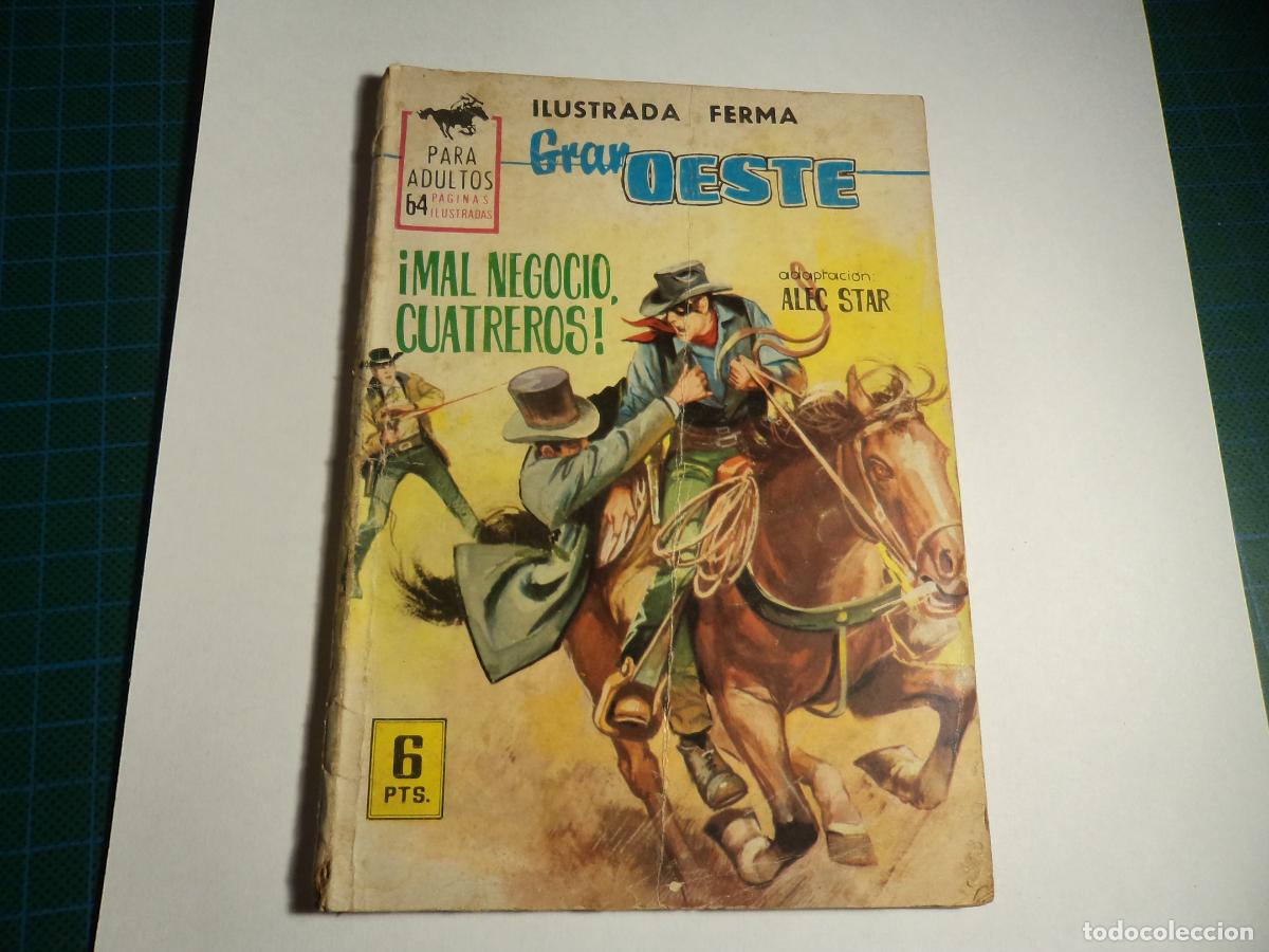 Tebeos: Gran Oeste. N&ordm; 308. Ferma. Con se&ntilde;ales de uso. - Foto 1